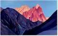 N.Roerich. Himalayas (Red sunset)