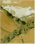 S.Roerich. Kulu mountains. Tops of Gepang
